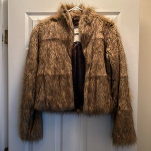 Abercrombie Faux Fur Jacket